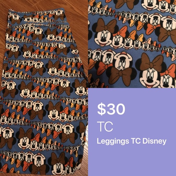 LuLaRoe Pants - LuLaRoe TC Disney Leggings NWOT